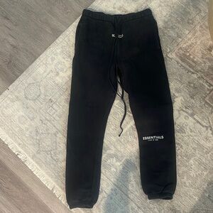 Essentials black sweatpants